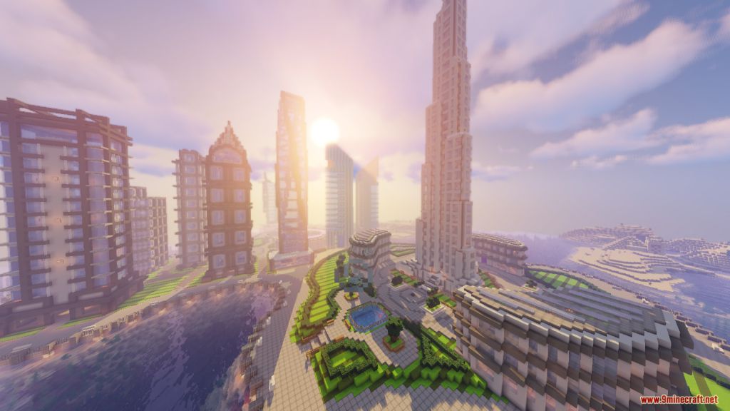 Dubai Landmarks Map 1.14.4 for Minecraft 2