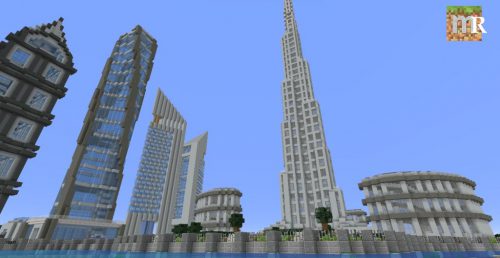 Dubai Landmarks Map 1.14.4 for Minecraft Thumbnail