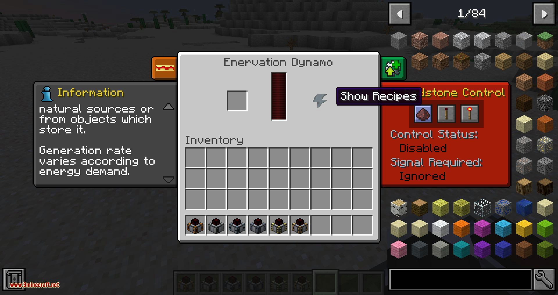 Dynamic Dynamos Mod 1.16.5, 1.12.2 (Adds Fancy Animations to ThermalExpansion Dynamos) 9