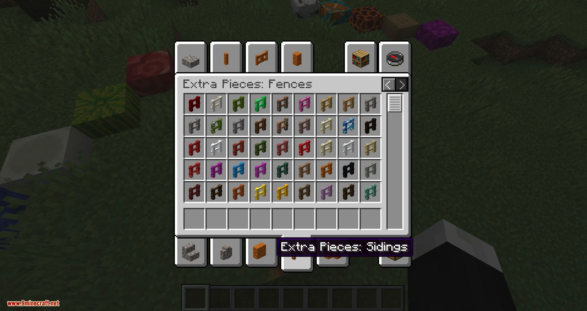 Extra Pieces Mod (1.16.5, 1.15.2) - Stairs, Slabs, Walls, Fences,... 16