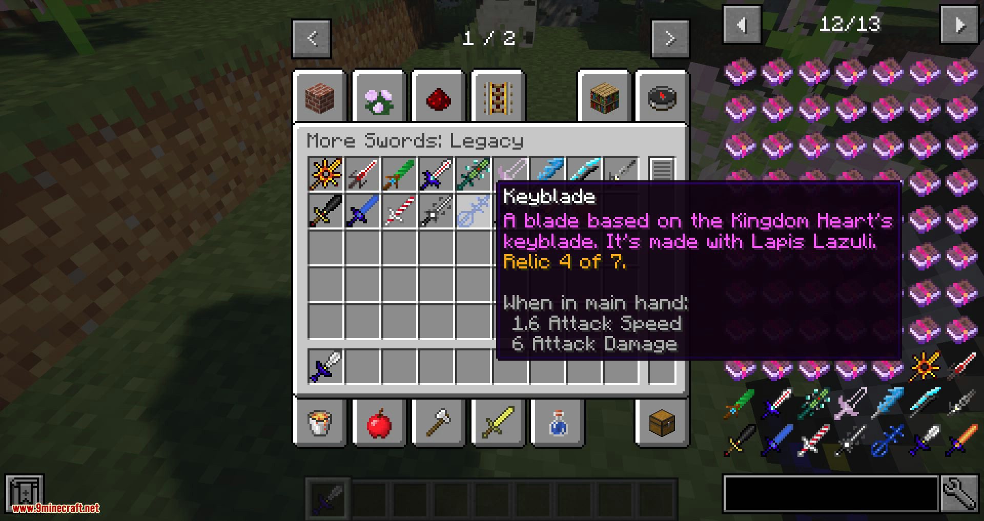 More Swords Legacy Mod (1.20.4, 1.12.2) - Adds Many Epic Blades 10