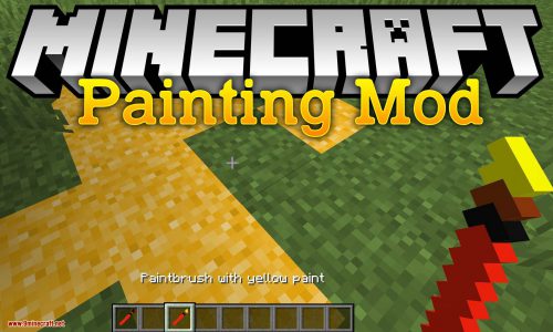 Painting Mod 1.14.3, 1.12.2 (Allow You to Paint Some Block) Thumbnail