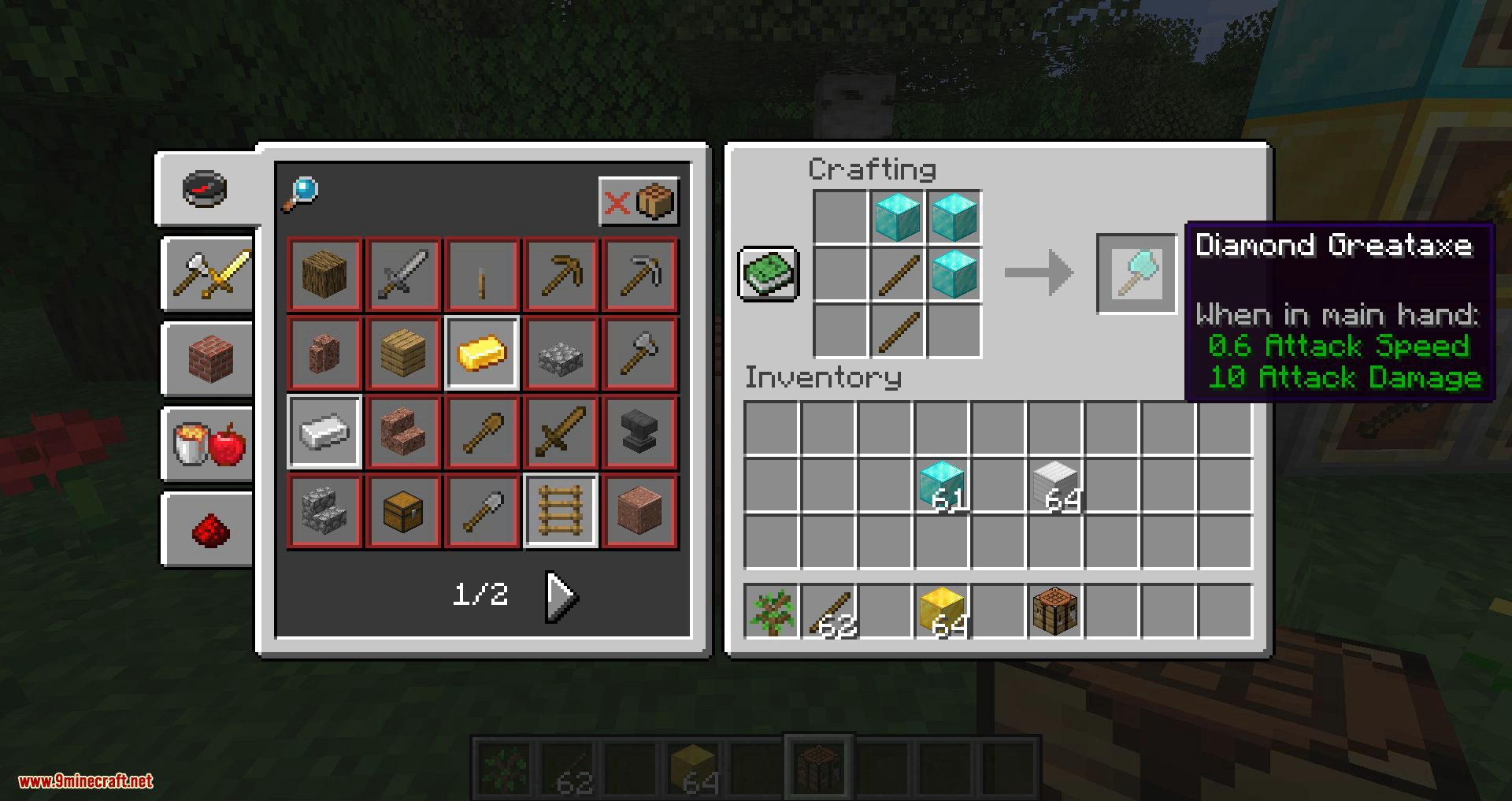 Practical Tools Mod (1.16.5, 1.15.2) - Excavator, Hammer & Greataxe 15