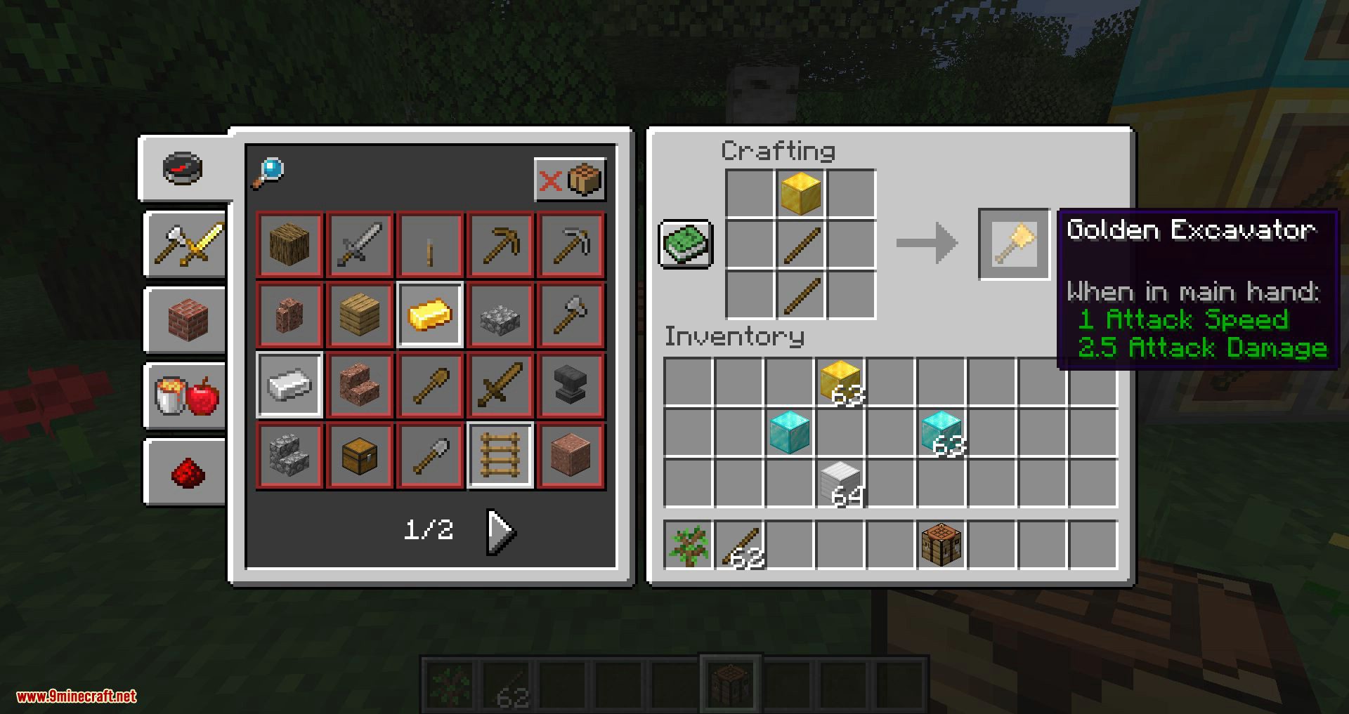 Practical Tools Mod (1.16.5, 1.15.2) - Excavator, Hammer & Greataxe 16