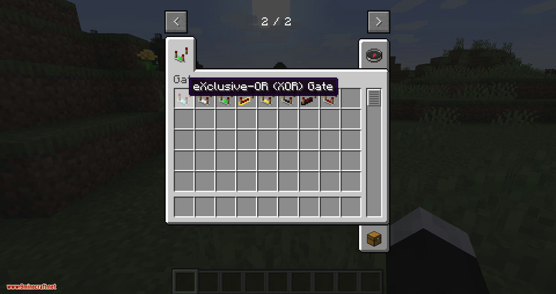 Redstone Gates Mod (1.19.2, 1.18.1) - Simple Logic Gates 2