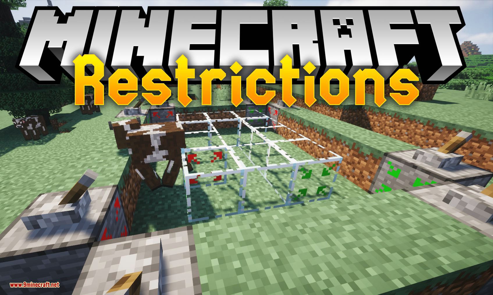 Restrictions Mod (1.20.1, 1.19.4) - Attract, Push, Move Entities Around 1