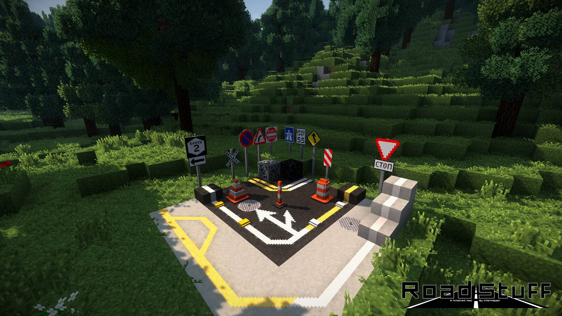 Road Stuff 2 Mod (1.19.2, 1.18.2) - Everything You Need for Your Road Dreams 2