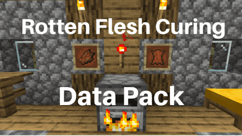 Rotten Flesh Curing Data Pack 1.14.3 (Easy Leather Making) Thumbnail