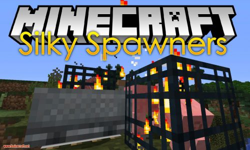 Silk Spawners Mod (1.20.6, 1.20.1) – Pick Up Monsters Spawners Thumbnail