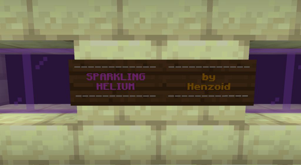 Sparking Helium Map 1.14.4 for Minecraft 1