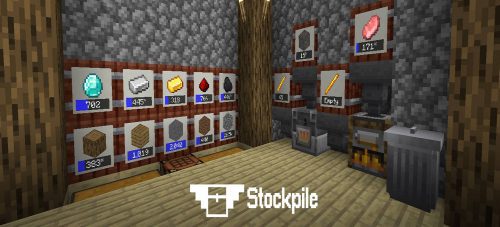 Stockpile Mod (1.17.1) – A Storage Mod for Modern Minecraft Versions Thumbnail