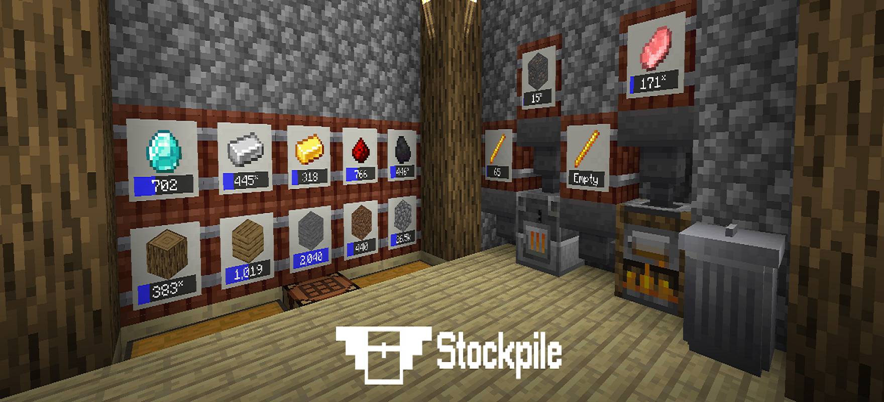 Stockpile Mod (1.17.1) - A Storage Mod for Modern Minecraft Versions 1