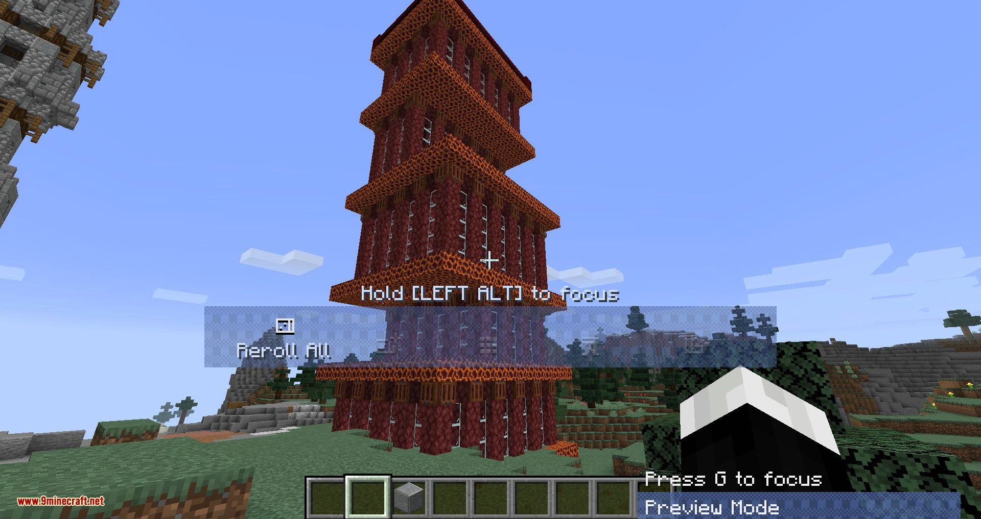 The Mighty Architect Mod (1.18.2, 1.16.5) - Instant Elaborate Buildings 14