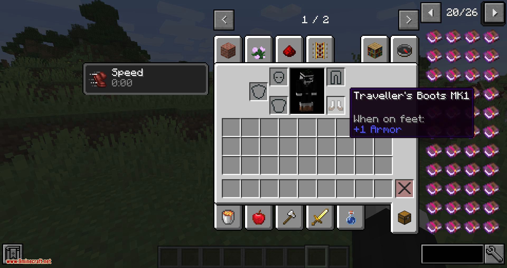 Traveller's Boots Mod (1.18.2, 1.17.1) - Adding 4 Types of Boots 3