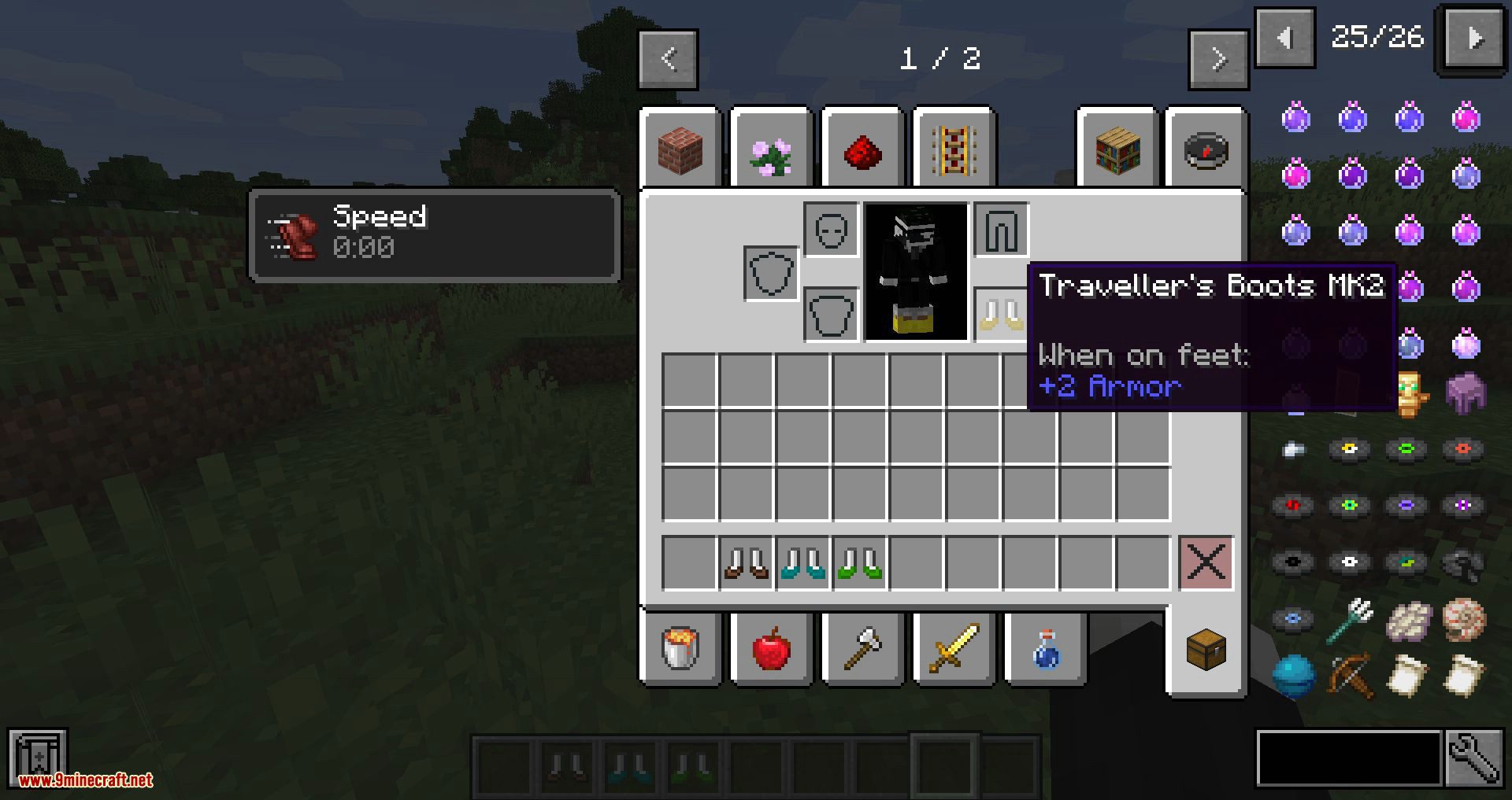 Traveller's Boots Mod (1.18.2, 1.17.1) - Adding 4 Types of Boots 5