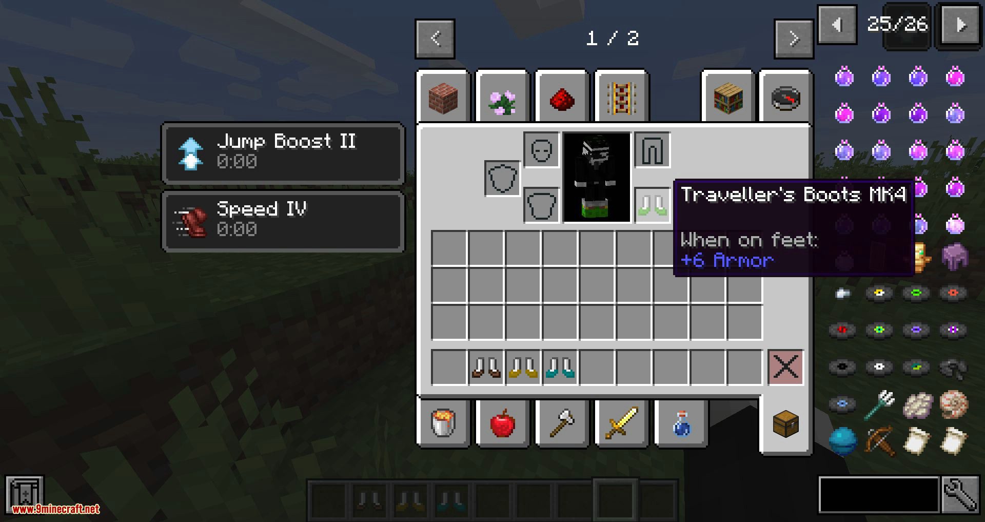 Traveller's Boots Mod (1.18.2, 1.17.1) - Adding 4 Types of Boots 8