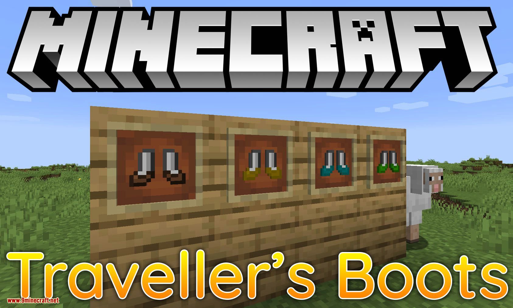 Traveller's Boots Mod (1.18.2, 1.17.1) - Adding 4 Types of Boots 1