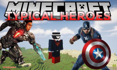 Typical Heroes Mod (1.12.2, 1.10.2) – Adds Superheroes from Marvel & DC Thumbnail