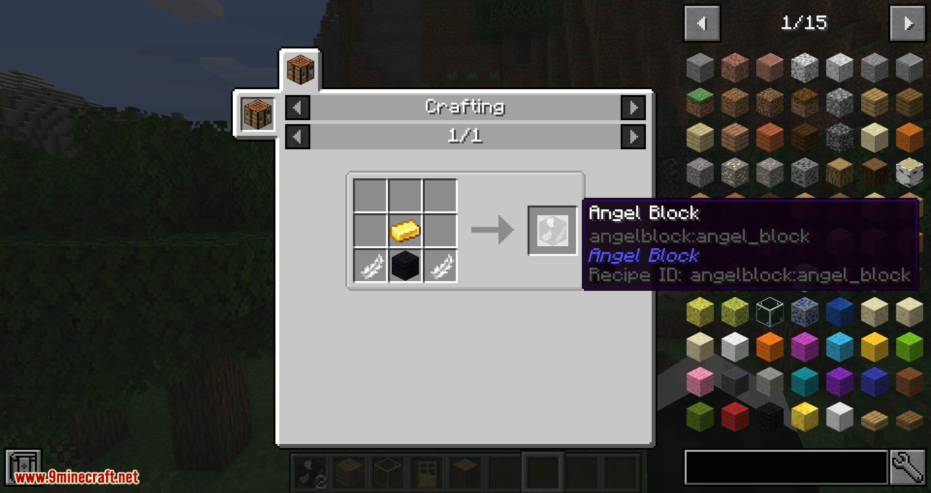 Angel Block Mod 1.16.5, 1.15 (A Block Can be Placed in Mid-Air) 3