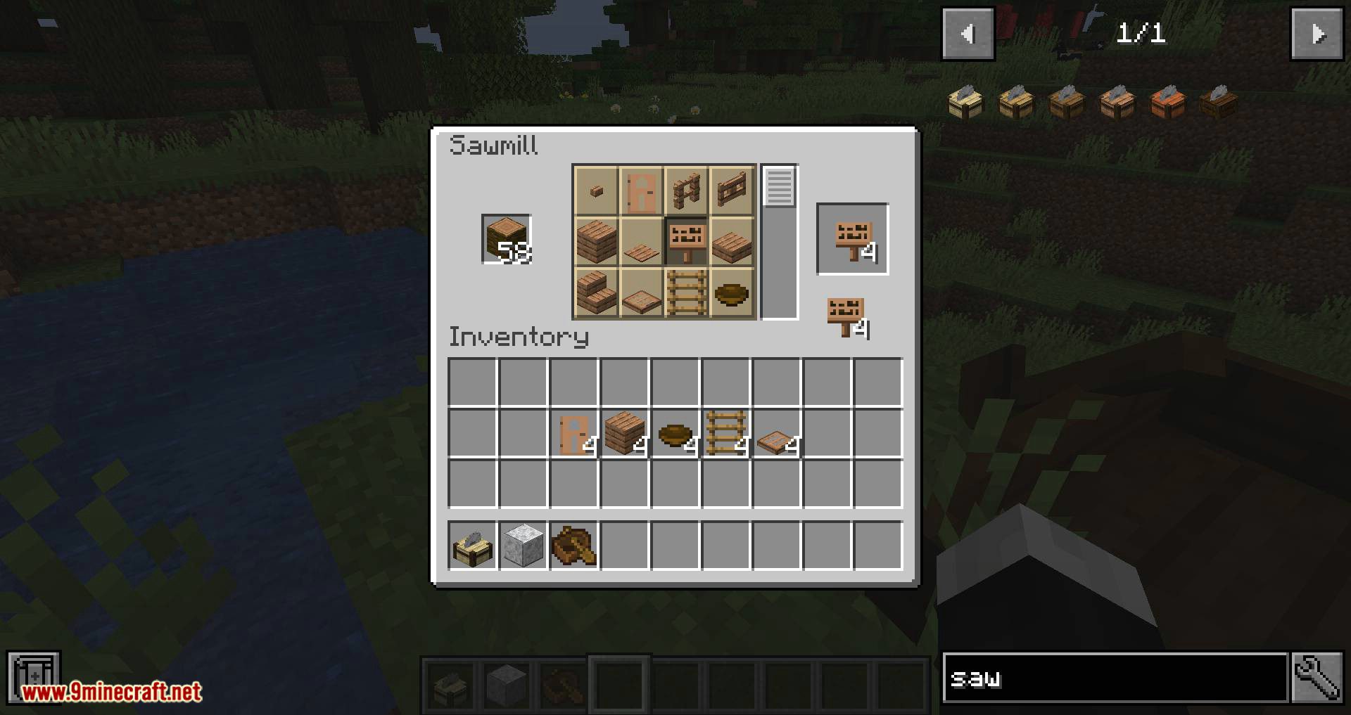 Corail Woodcutter Mod (1.20.4, 1.19.4) - A Sawmill for Wooden Recipes 6