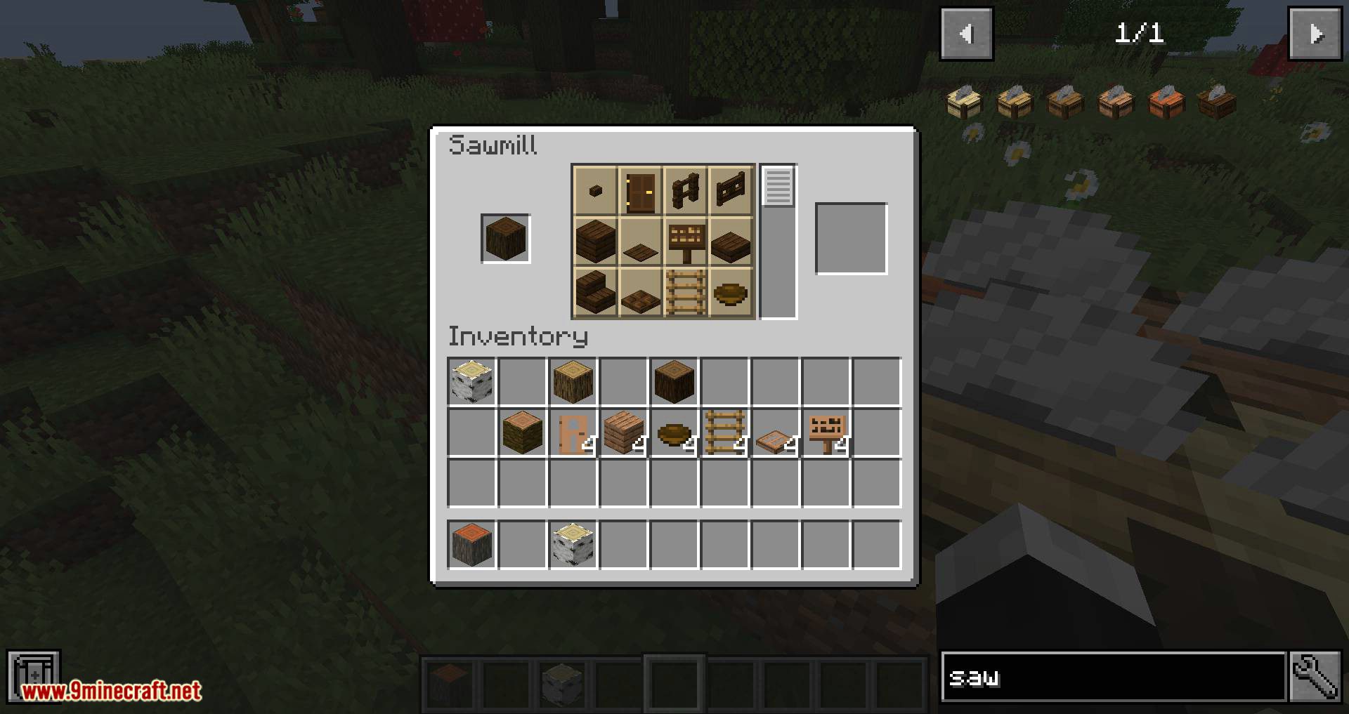 Corail Woodcutter Mod (1.20.4, 1.19.4) - A Sawmill for Wooden Recipes 11