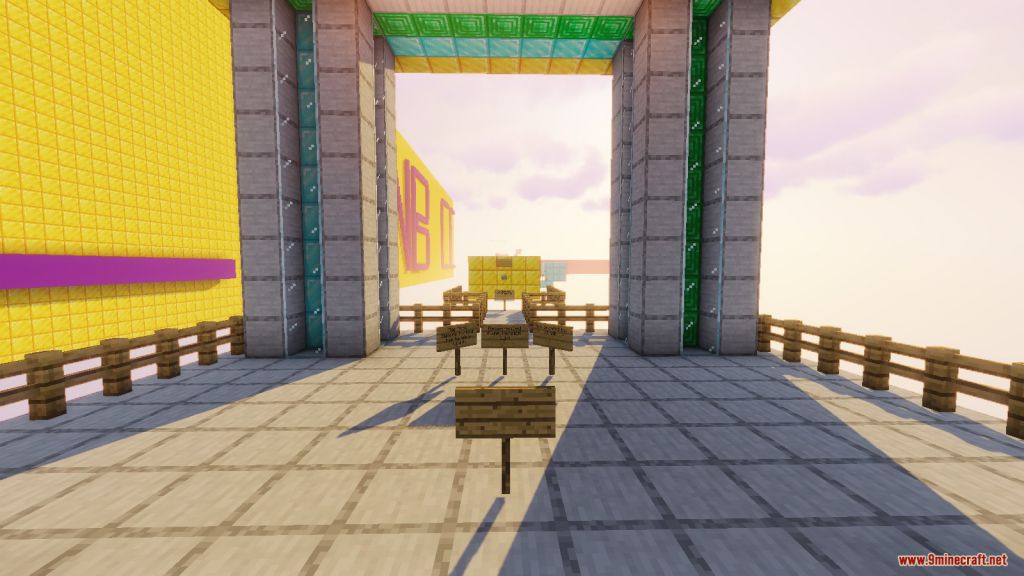 Dynamic Parkour Map 1.14.4 for Minecraft 2