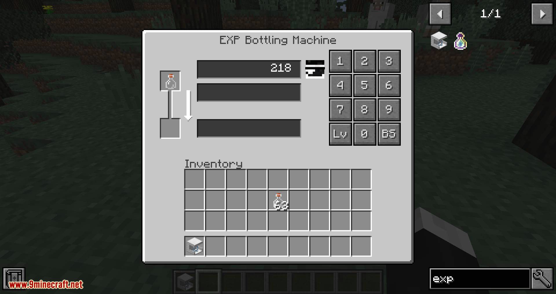 EXP Bottling Mod (1.18.2, 1.17.1) - A Block Used to Make Bottled EXP 5