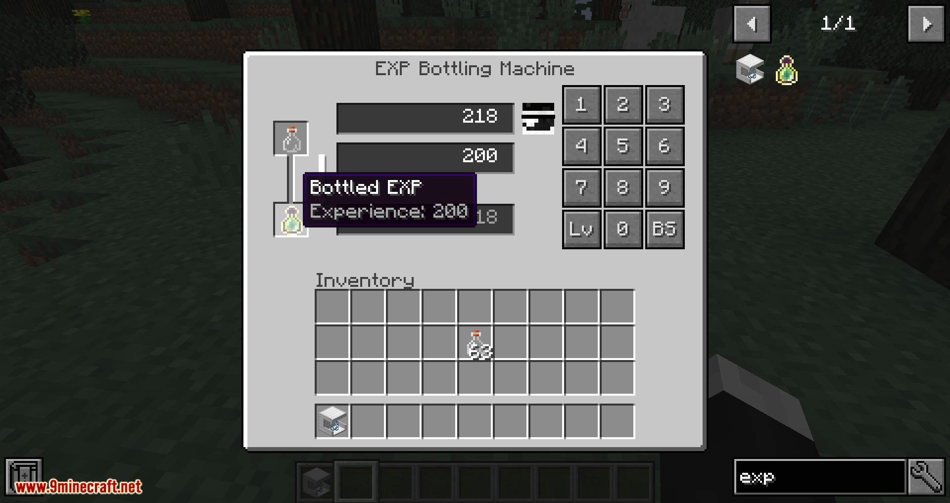 EXP Bottling Mod (1.18.2, 1.17.1) - A Block Used to Make Bottled EXP 7