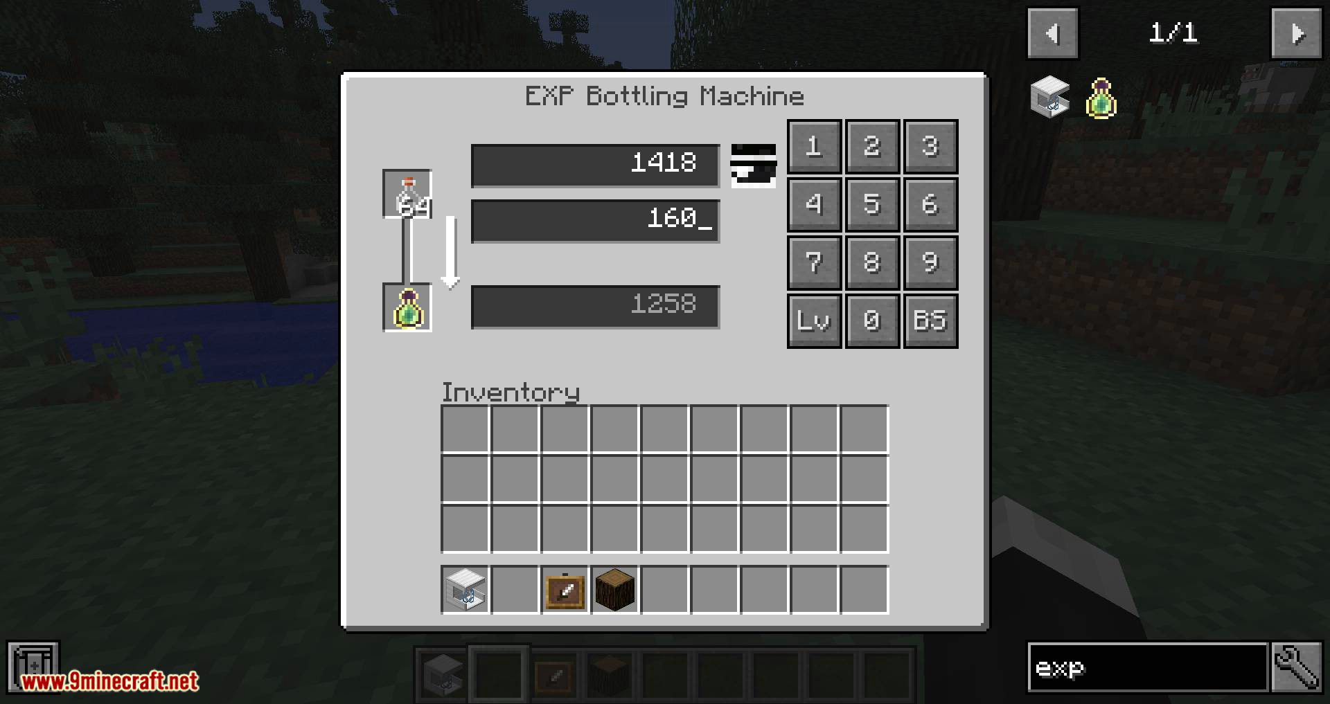 EXP Bottling Mod (1.18.2, 1.17.1) - A Block Used to Make Bottled EXP 12