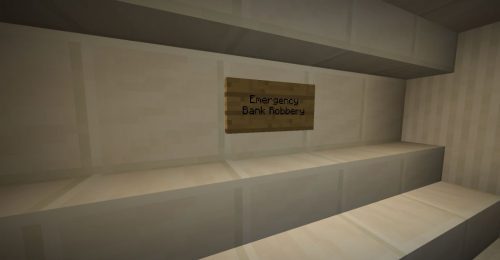 Emergency Bank Robbery Map 1.14.4 for Minecraft Thumbnail
