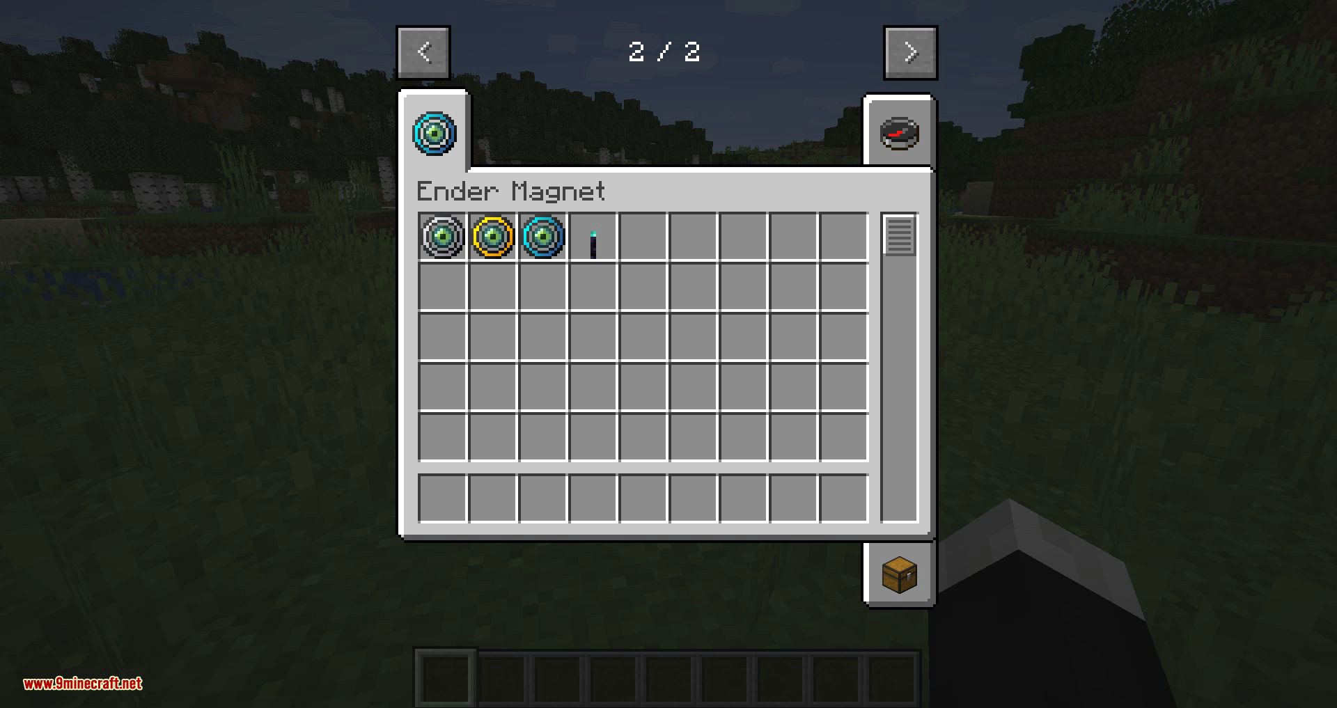 Ender Magnet Mod (1.19.3, 1.18.2) - Pull Nearby Items to the Player 2