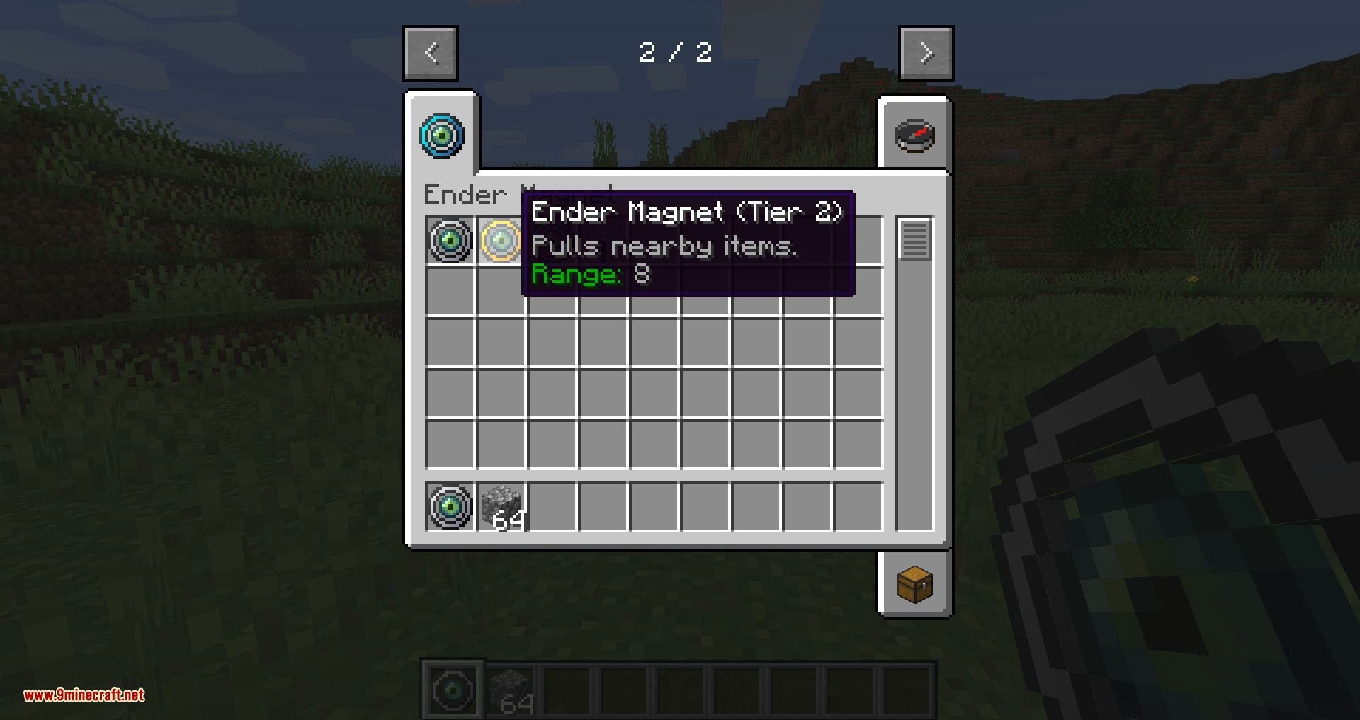 Ender Magnet Mod (1.19.3, 1.18.2) - Pull Nearby Items to the Player 5