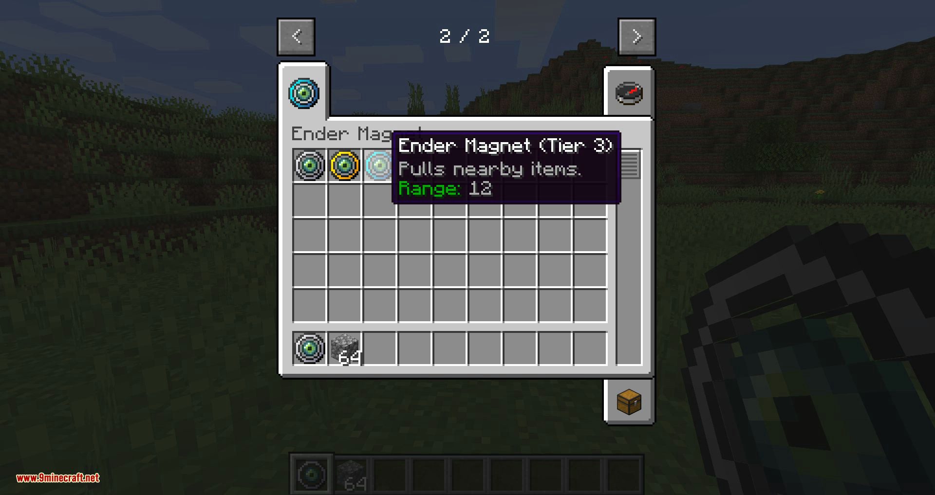 Ender Magnet Mod (1.19.3, 1.18.2) - Pull Nearby Items to the Player 6