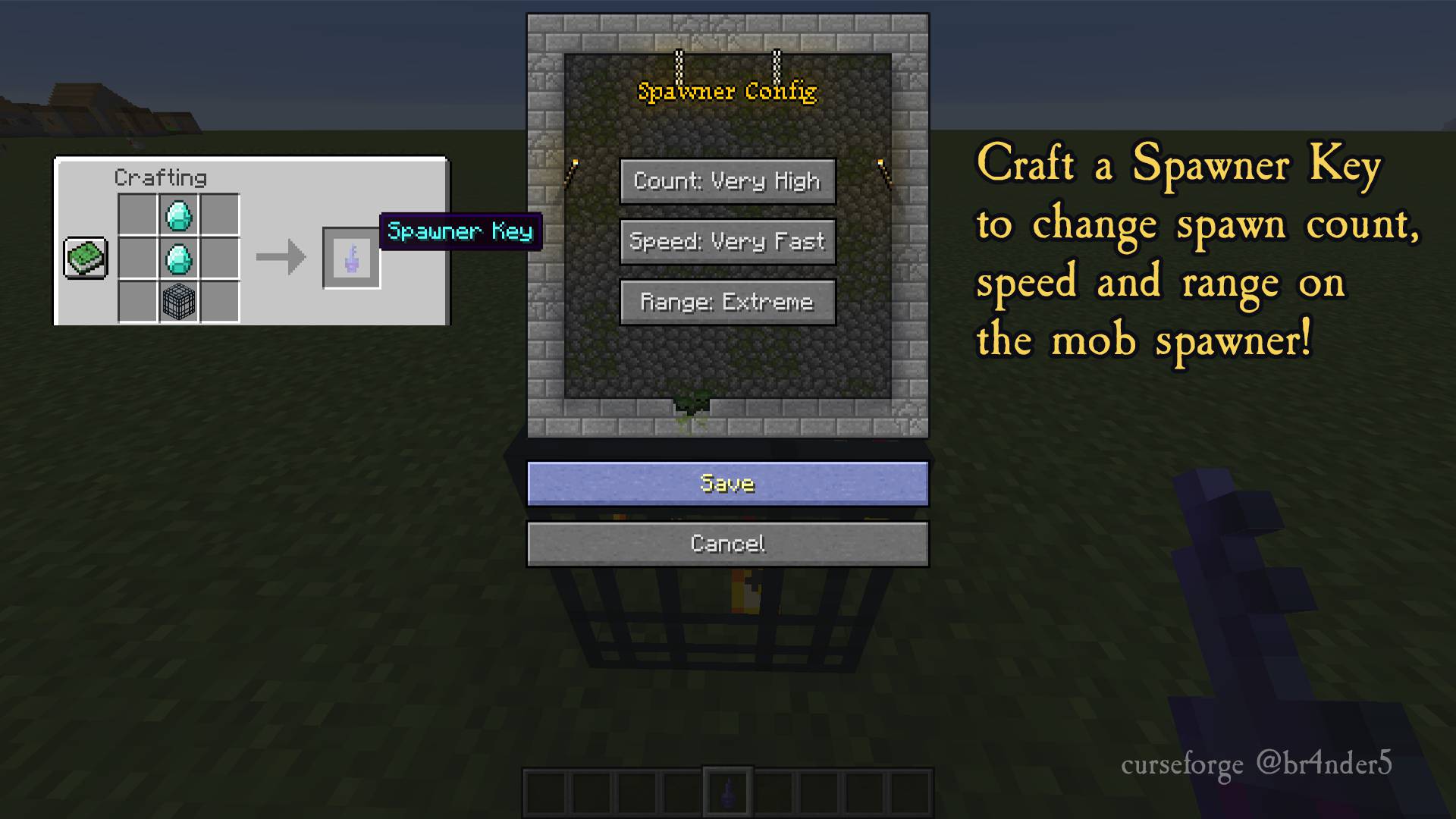 Enhanced Mob Spawners Mod (1.20.1, 1.19.4) - More Functionality to Mob Spawner Block 4