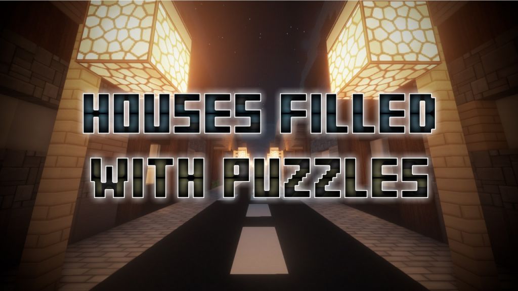 Houses Filled With Puzzles Map 1.15.2, 1.14.4 for Minecraft 1