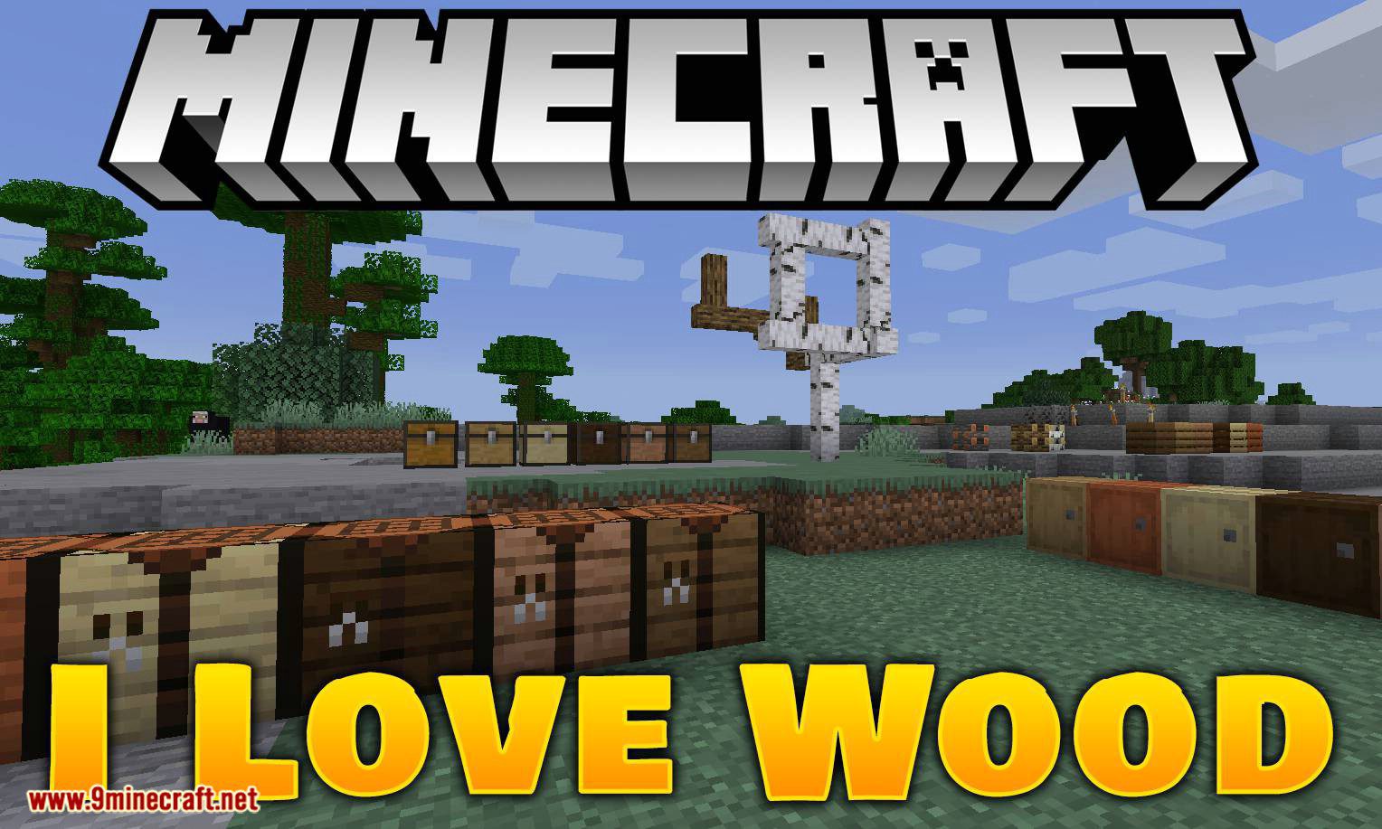 I Like Wood Mod (1.20.1, 1.19.2) - Wood Variants Blocks 1