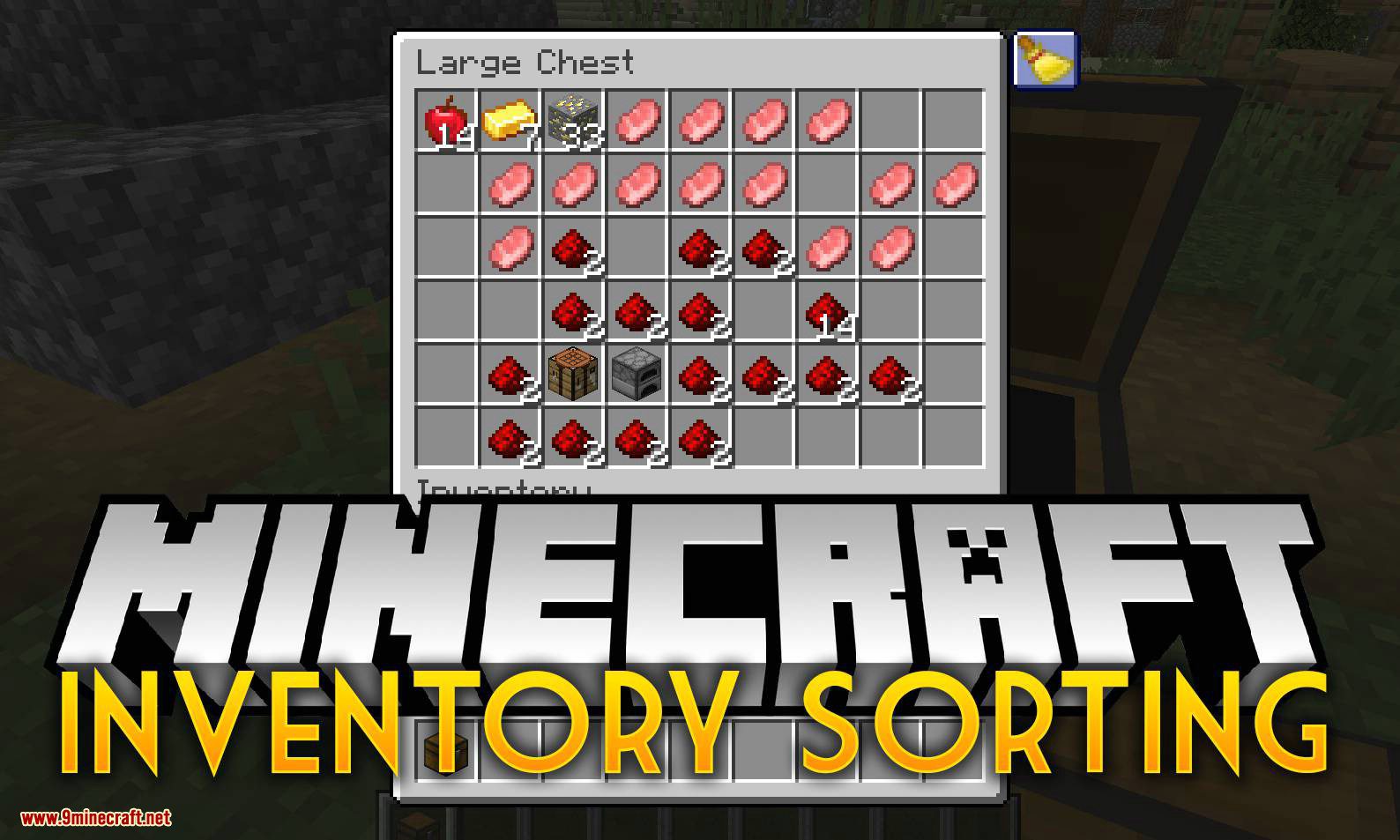 Inventory Sorting Mod (1.20.4, 1.19.4) - Quick, Simple Inventory Sorter 1