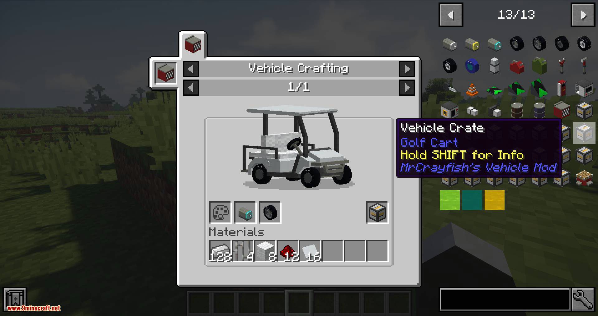 Just Enough Vehicles Mod 1.16.5, 1.15.2 (JEI Support for MrCrayfish's Vehicle) 6