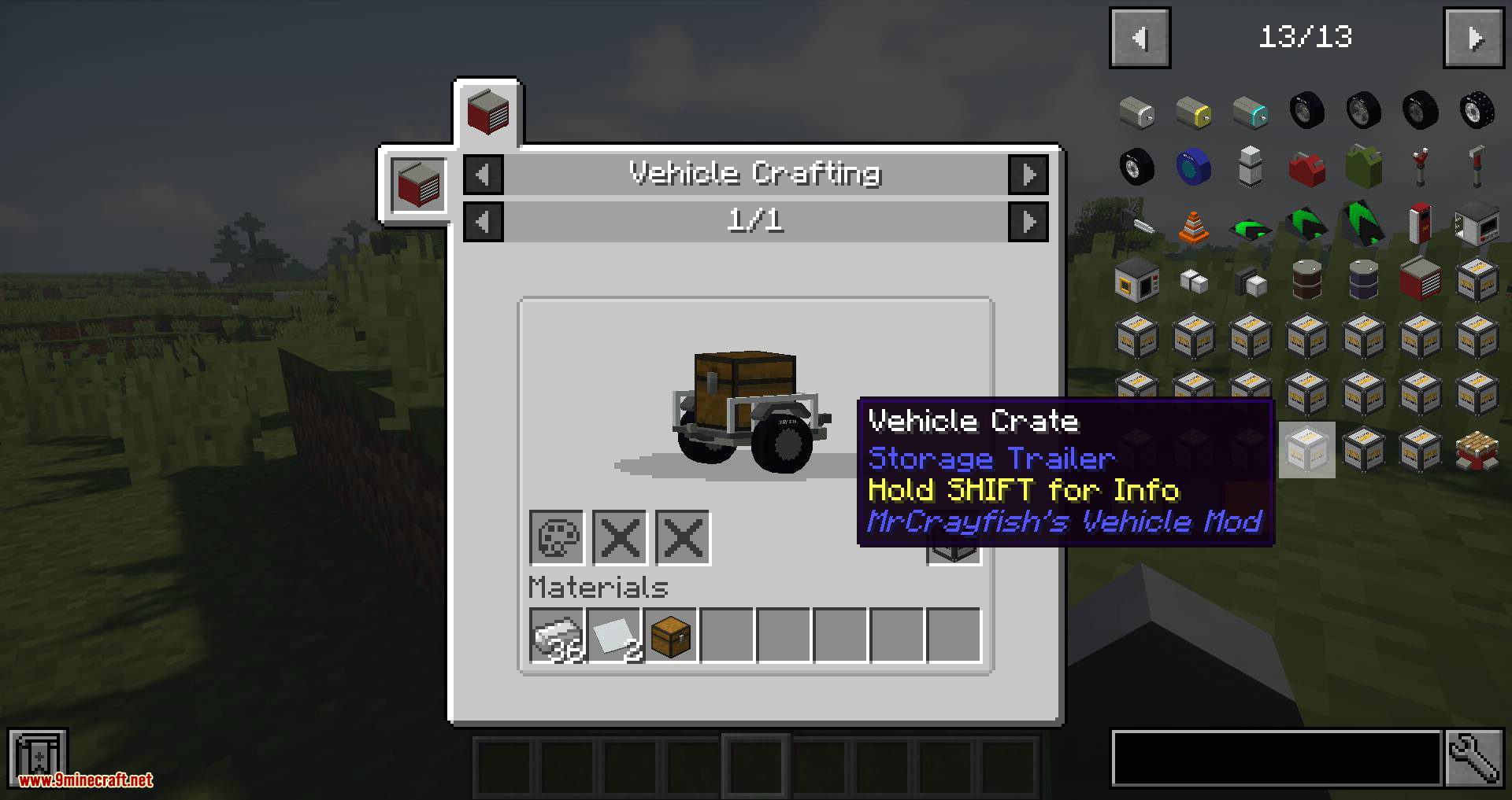 Just Enough Vehicles Mod 1.16.5, 1.15.2 (JEI Support for MrCrayfish's Vehicle) 7