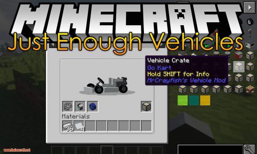 Just Enough Vehicles Mod 1.16.5, 1.15.2 (JEI Support for MrCrayfish’s Vehicle) Thumbnail