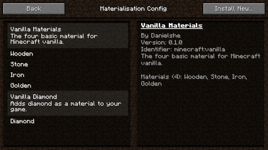 Materialisation Mod 1.16.5, 1.15.2 (Craft Tools with Any Materials) 3