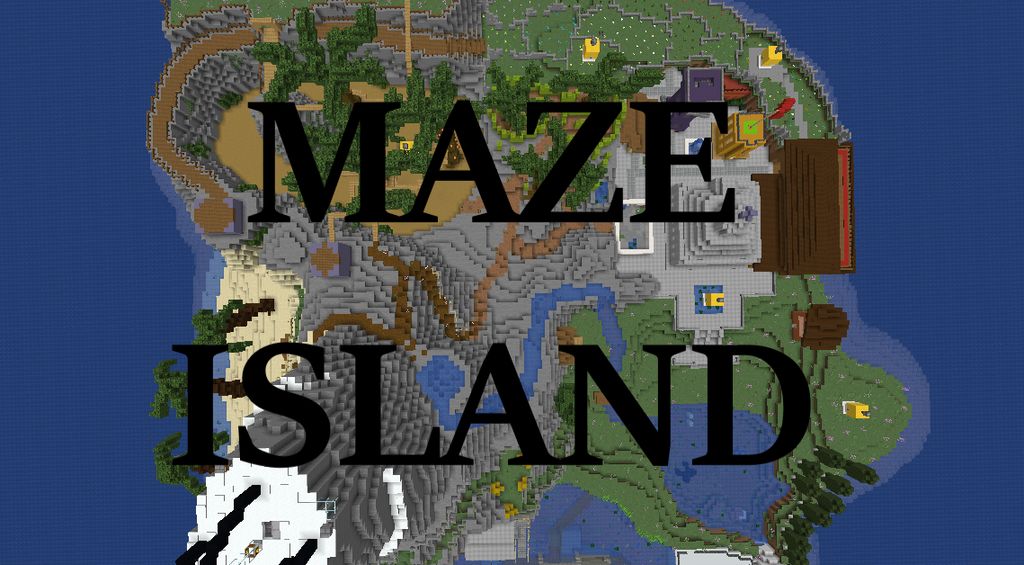 Maze Island Map 1.14.4 for Minecraft 1