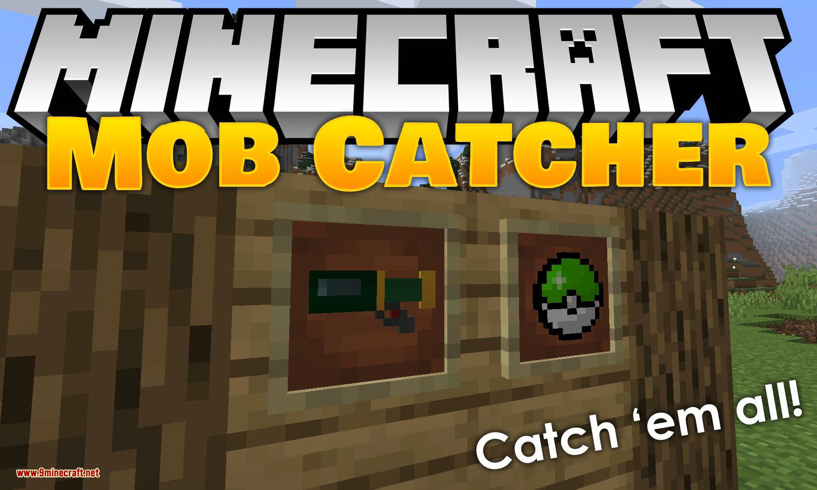 Mob Catcher Mod (1.20.4, 1.19.3) - Gotta Catch 'Em All 1