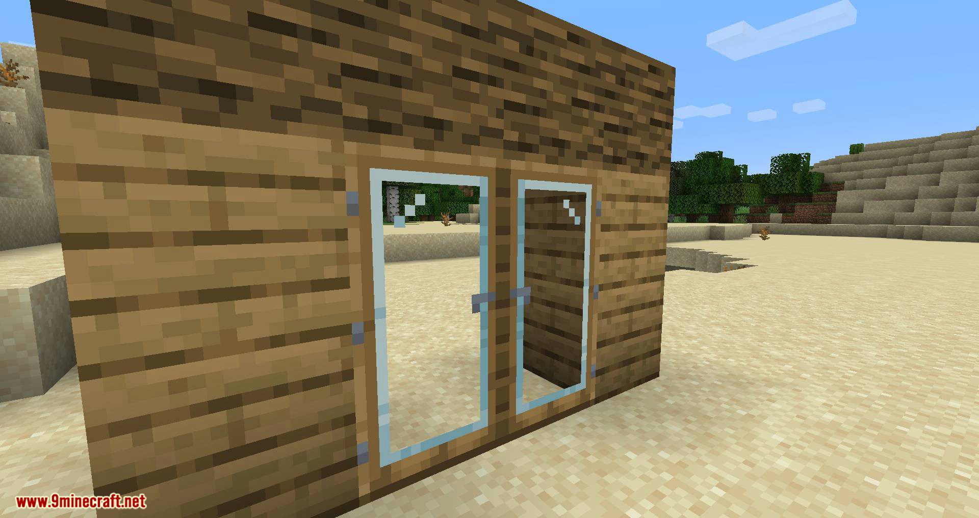 Modern Glass Doors Mod (1.20.4, 1.19.4) - Prettier Glass Doors for Fabric 11