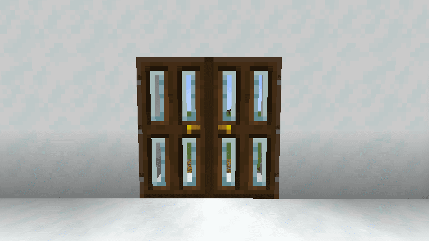 Modern Glass Doors Mod (1.20.4, 1.19.4) - Prettier Glass Doors for Fabric 6