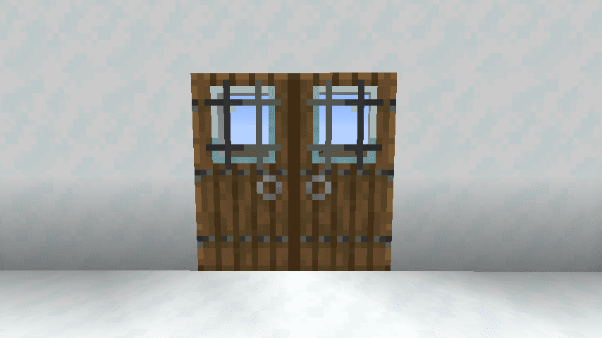 Modern Glass Doors Mod (1.20.4, 1.19.4) - Prettier Glass Doors for Fabric 7