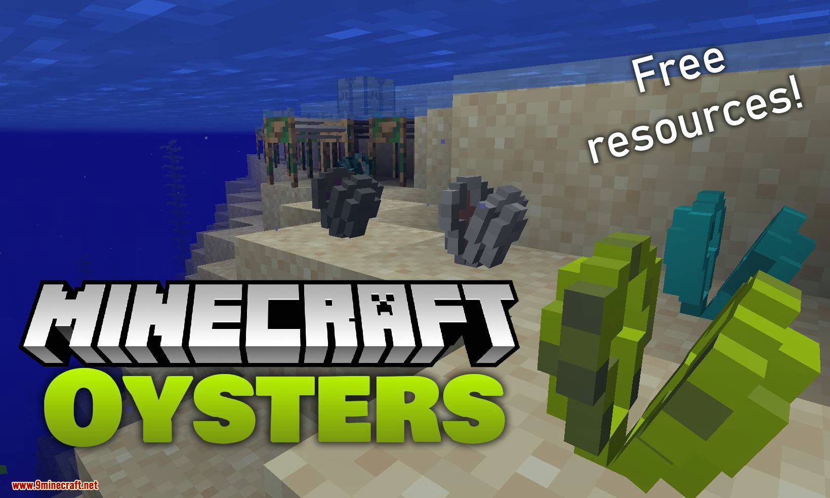 Oysters Mod (1.18.1, 1.16.5) - Aquatic Themed Resource Generation 1