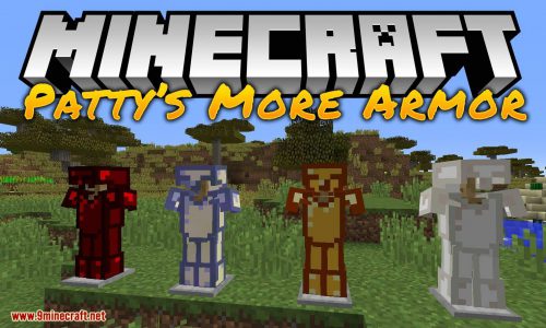 PattysMoreArmor Mod (1.20.1, 1.19.2) – More Armors Using Basic Resources Thumbnail