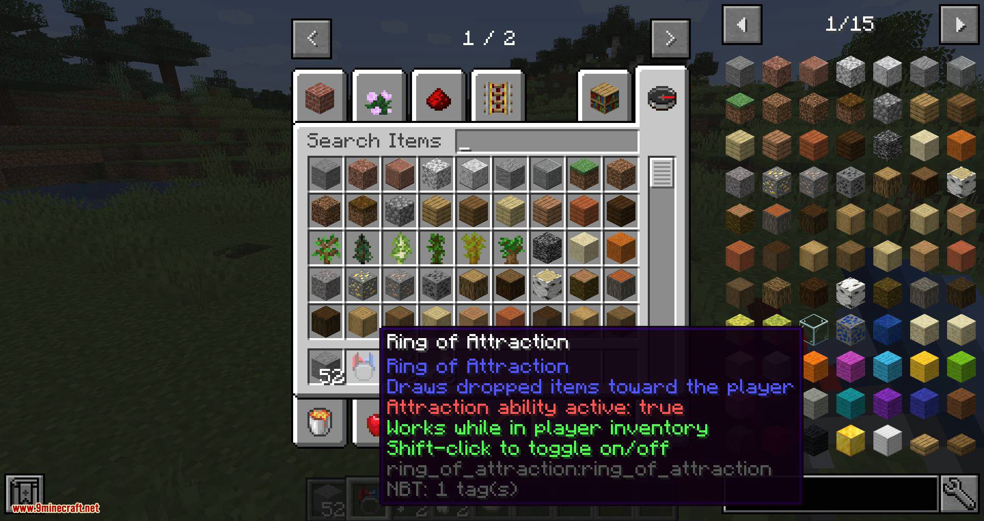 Ring of Attraction Mod (1.20.4, 1.19.3) - A Simple and Powerful Item Magnet 6