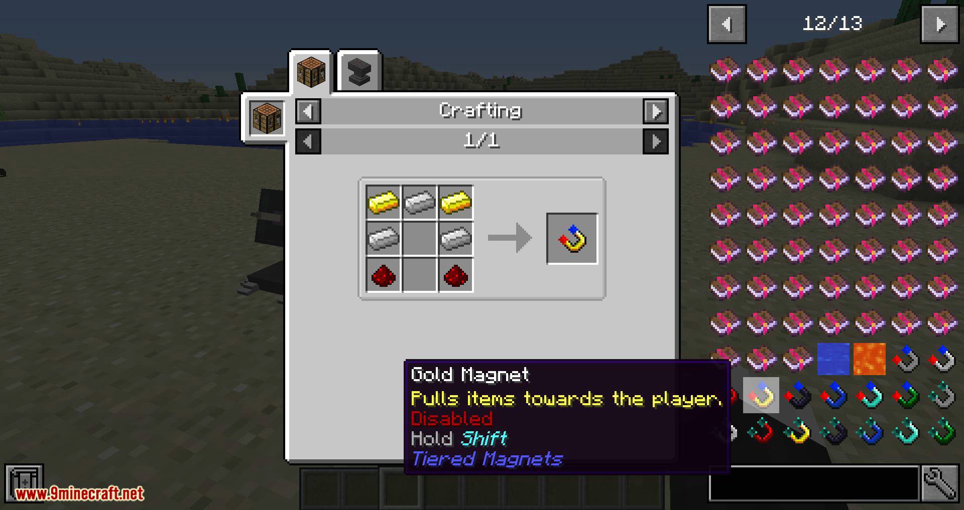 Tiered Magnets Mod 1.14.4, 1.12.2 (Make Retrieving Items Easier) 16